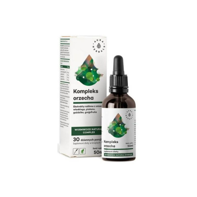 AURA ORZECH + PIOŁUN krople 50ml AURA ORZECH + PIOŁUN krople 50ml