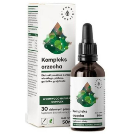 AURA ORZECH + PIOŁUN krople 50ml