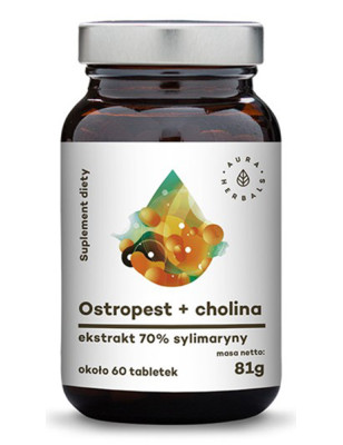 AURA OSTROPEST PLAMISTY 850mg+CHOLINA 60tabl