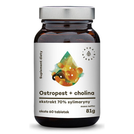AURA OSTROPEST PLAMISTY 850mg+CHOLINA 60tabl