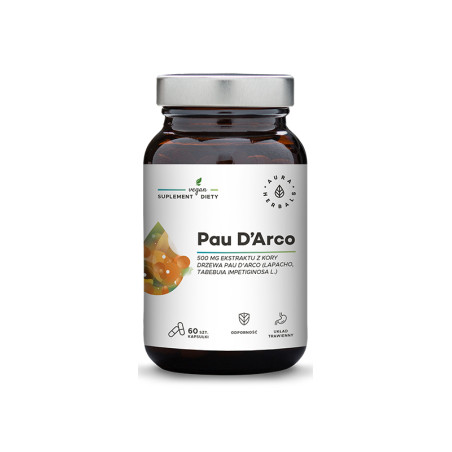 AURA PAU D'ARCO EKSTRAKT Z KORY 500mg-60kaps