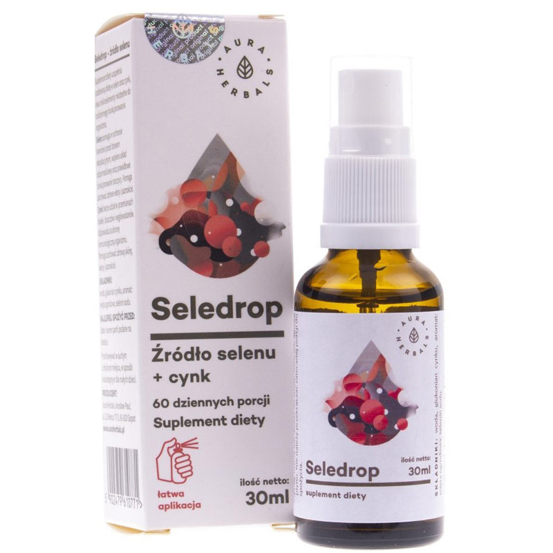 AURA SELEDROP SELEN + CYNK aerozol 30ml AURA SELEDROP SELEN + CYNK aerozol 30ml