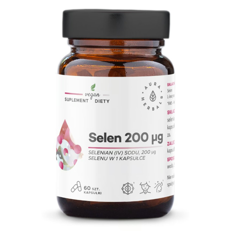 AURA SELEN 200ug selenian (IV) sodu - 60 kaps AURA SELEN 200ug selenian (IV) sodu - 60 kaps