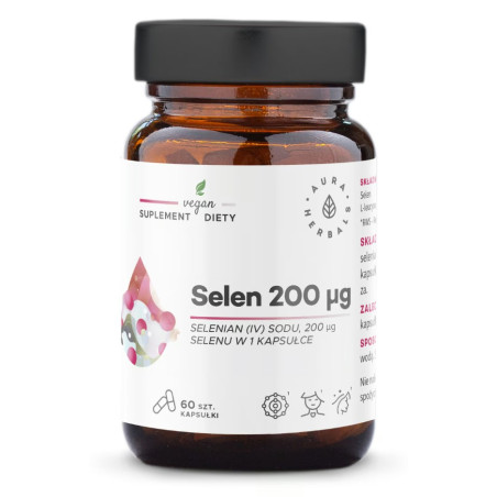 AURA SELEN 200ug selenian (IV) sodu - 60 kaps