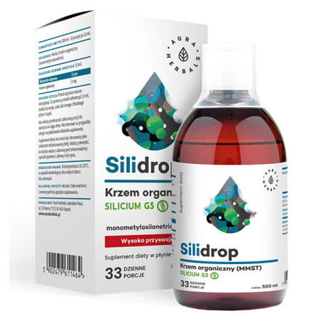 AURA SILIDROP krzem organ. MMST Silicium G5 500ml