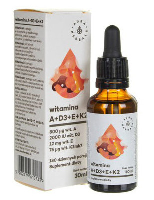 AURA WITAMINA A+D3(2000IU)+E+K2MK7-30ml