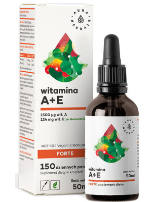 AURA WITAMINA A+E FORTE MCT-OIL 50ml