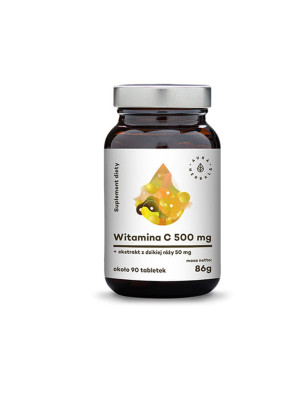 AURA WITAMINA C (500mg) EKS. Z DZIKIEJ RÓZY 90tabl