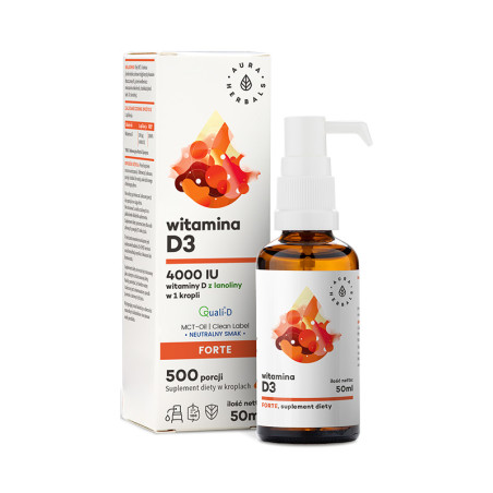 AURA WITAMINA D3 4000IU MCT 50ml krople 