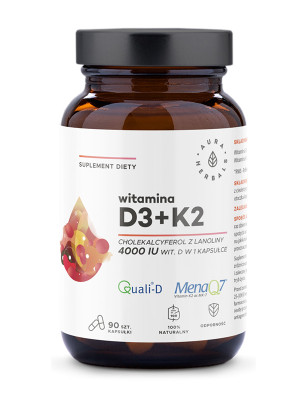 AURA WITAMINA D3 4000 IU + K2- 90kaps