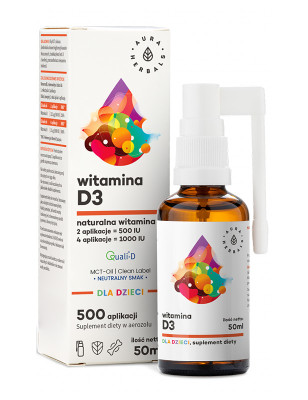 AURA WITAMINA D3 DLA DZIECI MCT 50ml 