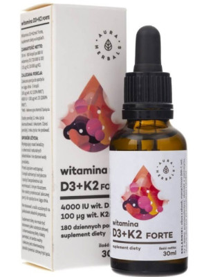 AURA WITAMINA D3+K2 FORTE (4000IU) - 30ml