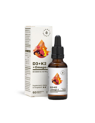 AURA WITAMINA D3(2000IU)+K2mk7+OMEGA3-30ml