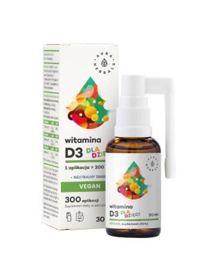 AURA WITAMINA D3 Vegan dla dzieci aerozol 30ml