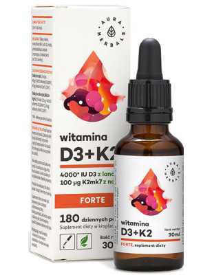 AURA WITAMINA D3 (4000IU)+K2MK7 FORTE 30ml krople