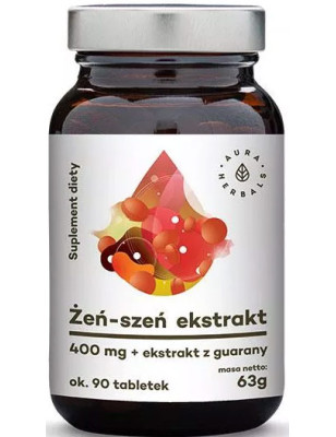 AURA ŻEŃ-SZEŃ KOREAŃSKI+GUARANA 90 tab