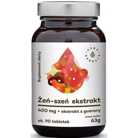 AURA ŻEŃ-SZEŃ KOREAŃSKI+GUARANA 90 tab