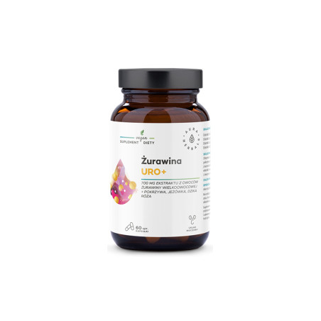 AURA ŻURAWINA URO+ 60kaps