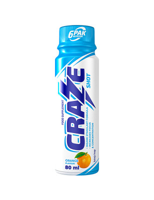 6PAK CRAZE SHOT 80ml Lemon Grape