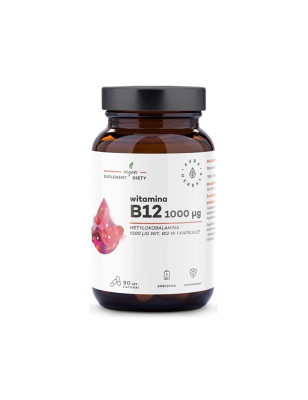 AURA WITAMINA B12 1000ug methylokobalamina- 90kaps