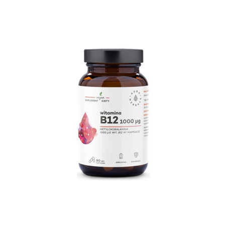 AURA WITAMINA B12 1000ug methylokobalamina- 90kaps