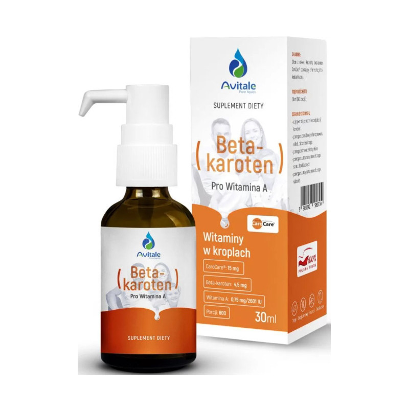 AVITALE NATURALNY BETA-KAROTEN - 30ml AVITALE NATURALNY BETA-KAROTEN - 30ml