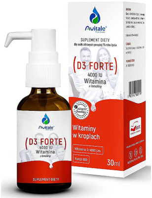 AVITALE WITAMINA D3 FORTE 4000 Z LANOLINY 30ml