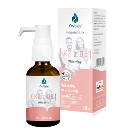 AVITALE WITAMINA K2+D3 (Vita MK7)25ug+D3 1000IU-30
