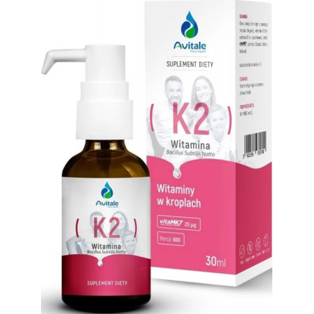 AVITALE WITAMINA K2 (VITAMK7) 20uq - 30ml