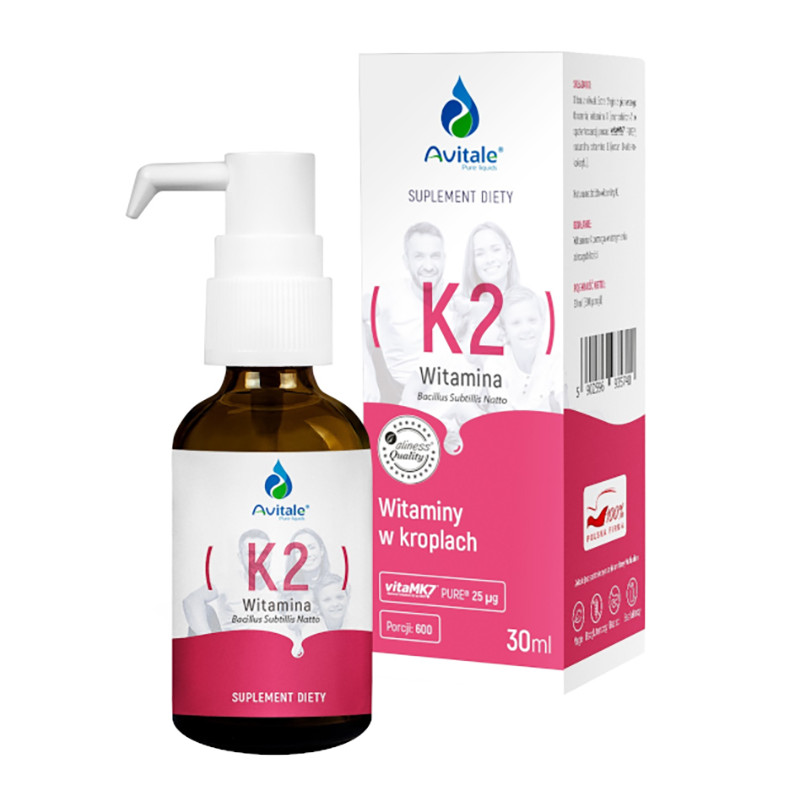 AVITALE WITAMINA K2 (VITA MK7) 25ug olive 30 ml
