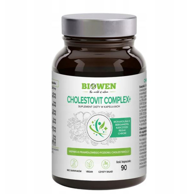 BIOWEN CHOLESTOVIT COMPLEX+ - 90 kaps BIOWEN CHOLESTOVIT COMPLEX+ - 90 kaps