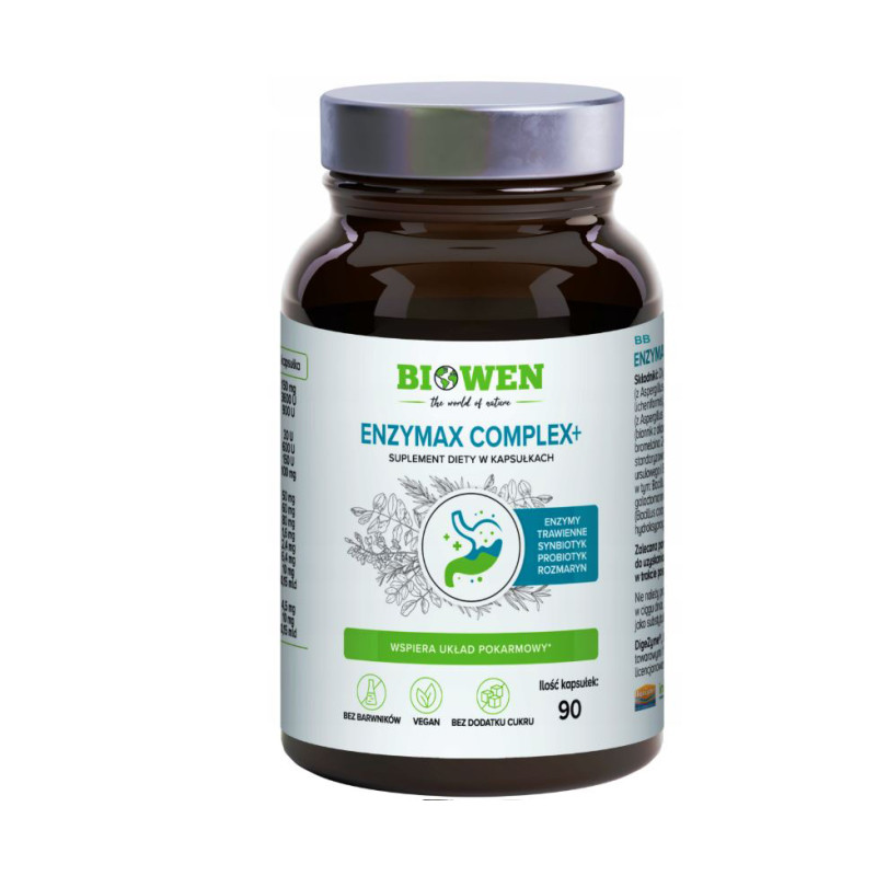 BIOWEN ENZYMAX COMPLEX+ - 90 kaps BIOWEN ENZYMAX COMPLEX+ - 90 kaps