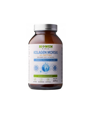 BIOWEN KOLAGEN MORSKI 3 x Peptydy - 225 g
