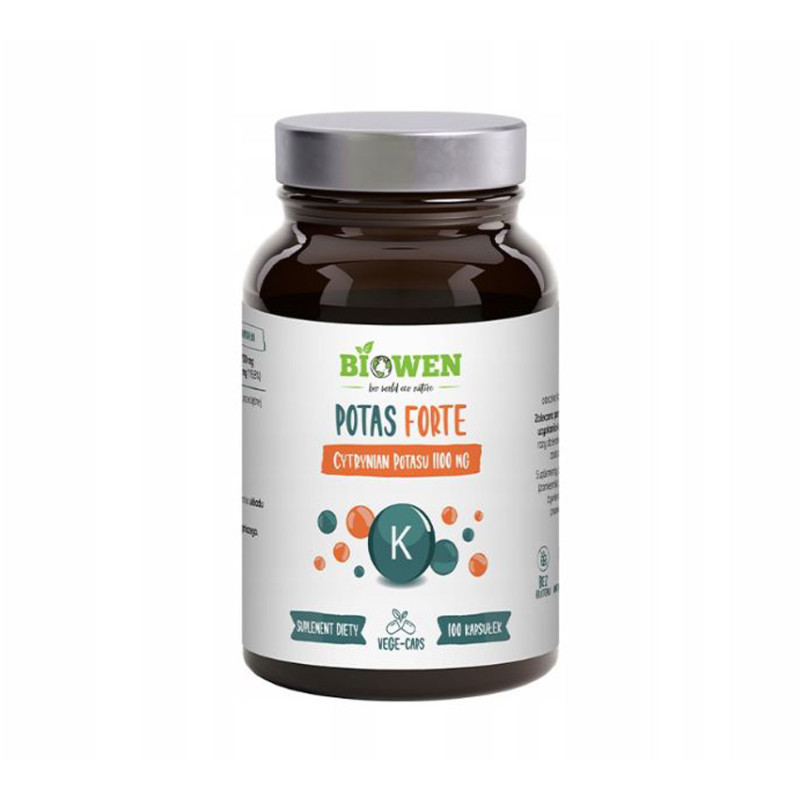 BIOWEN POTAS FORTE 1100mg - 100 kaps BIOWEN POTAS FORTE 1100mg - 100 kaps