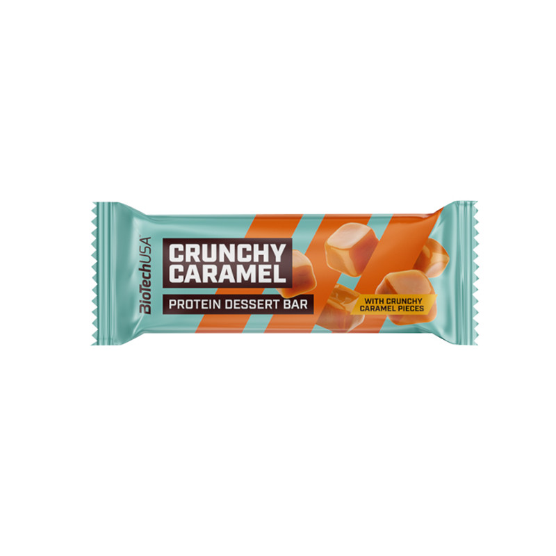 BIOTECH PROTEIN DESSERT BAR 50g crunchy caramel BIOTECH PROTEIN DESSERT BAR 50g crunchy caramel