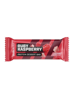 BIOTECH PROTEIN DESSERT BAR 50g ruby raspberry