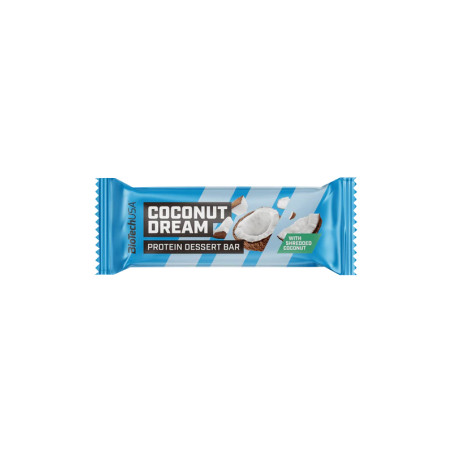 BIOTECH PROTEIN DESSERT BAR 50g coconut cream