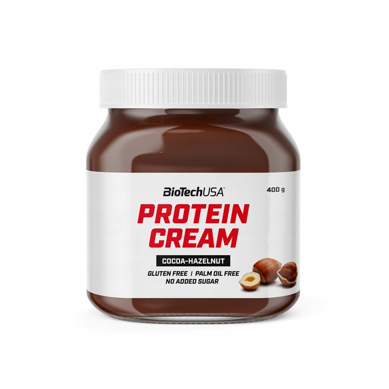 BIOTECH PROTEIN CREAM 400g cocoa-hazelnut BIOTECH PROTEIN CREAM 400g cocoa-hazelnut