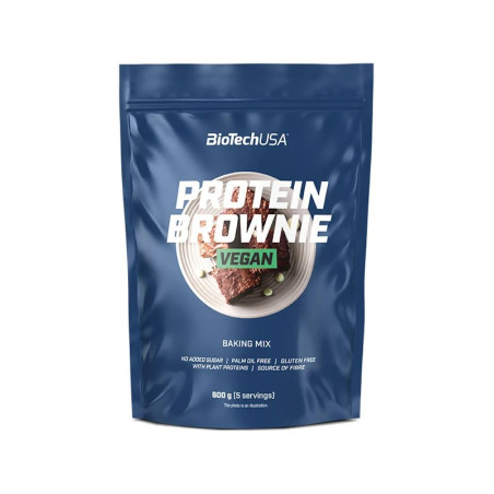 BIOTECH VEGAN PROTEIN BROWNIE 600g 