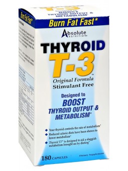 ABSOLUTE NUTRITION THYROID T3 - 180kaps