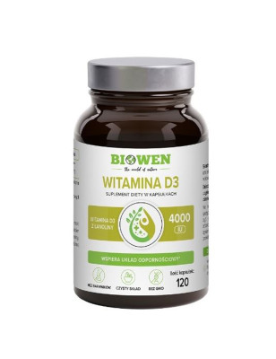 BIOWEN WITAMINA D3 120 kaps