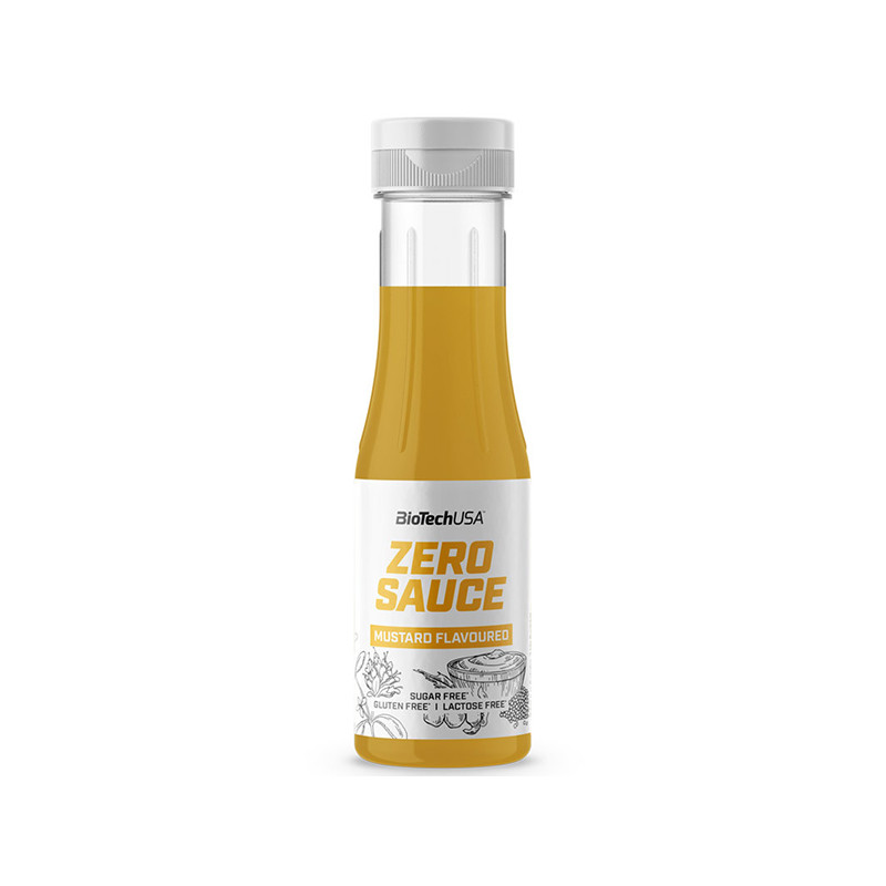 BIOTECH ZERO SAUCE 350ml mustard BIOTECH ZERO SAUCE 350ml mustard
