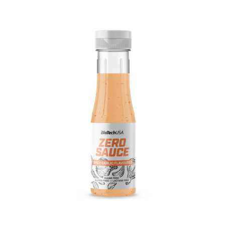 BIOTECH ZERO SAUCE 350ml spicy garlic