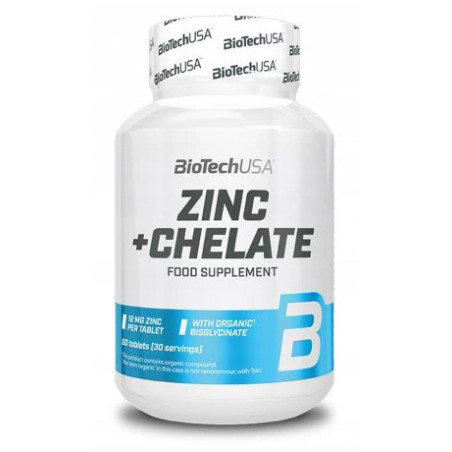 BIOTECH ZINC+CHELATE 60tabl