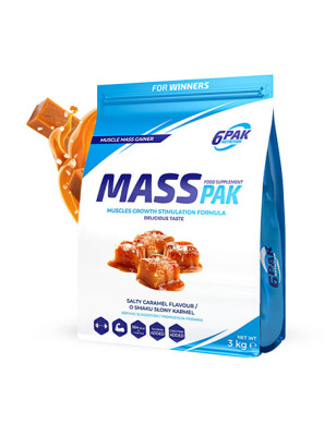 6PAK MASS PAK 3000g Raspberry