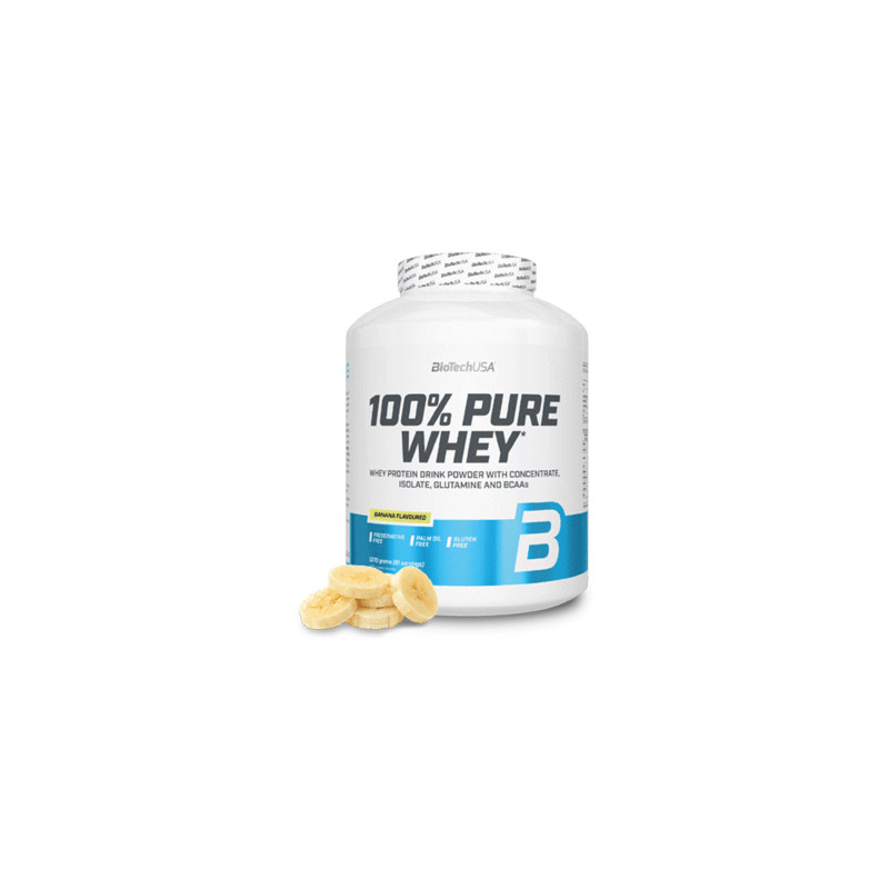 BIOTECH 100% PURE WHEY 2270g banana BIOTECH 100% PURE WHEY 2270g banana