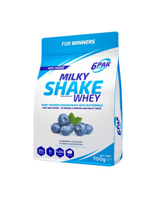 6PAK MILKY SHAKE WHEY 700g Blueberry