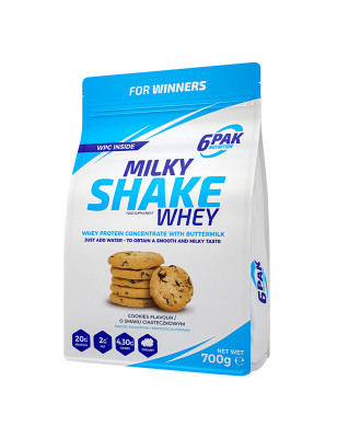 6PAK MILKY SHAKE WHEY 700g Blueberry