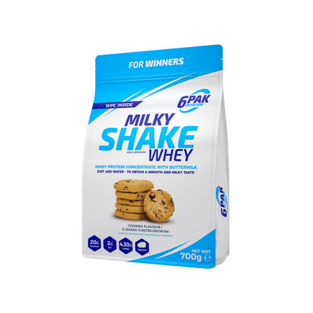 6PAK MILKY SHAKE WHEY 700g Blueberry