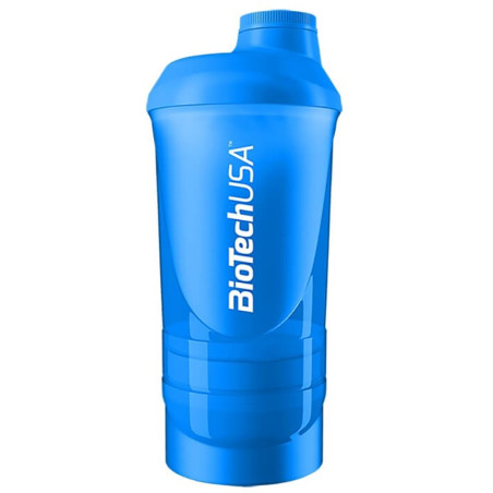 BIOTECH SHAKER WAVE 600 ml blue (200ml+150ml)